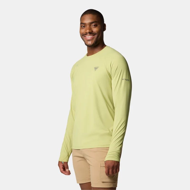 Columbia Green Men's PFG Wild Cast Sun Shirt for Men | Best Price UAE