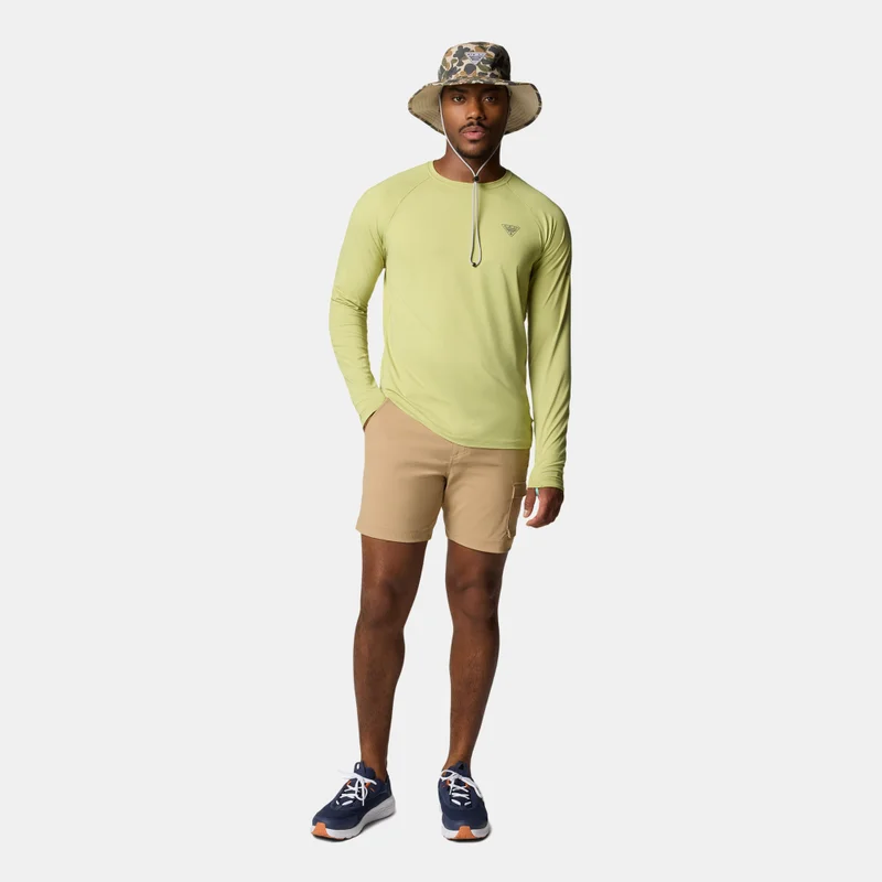 Columbia Green Men's PFG Wild Cast Sun Shirt for Men | Best Price UAE