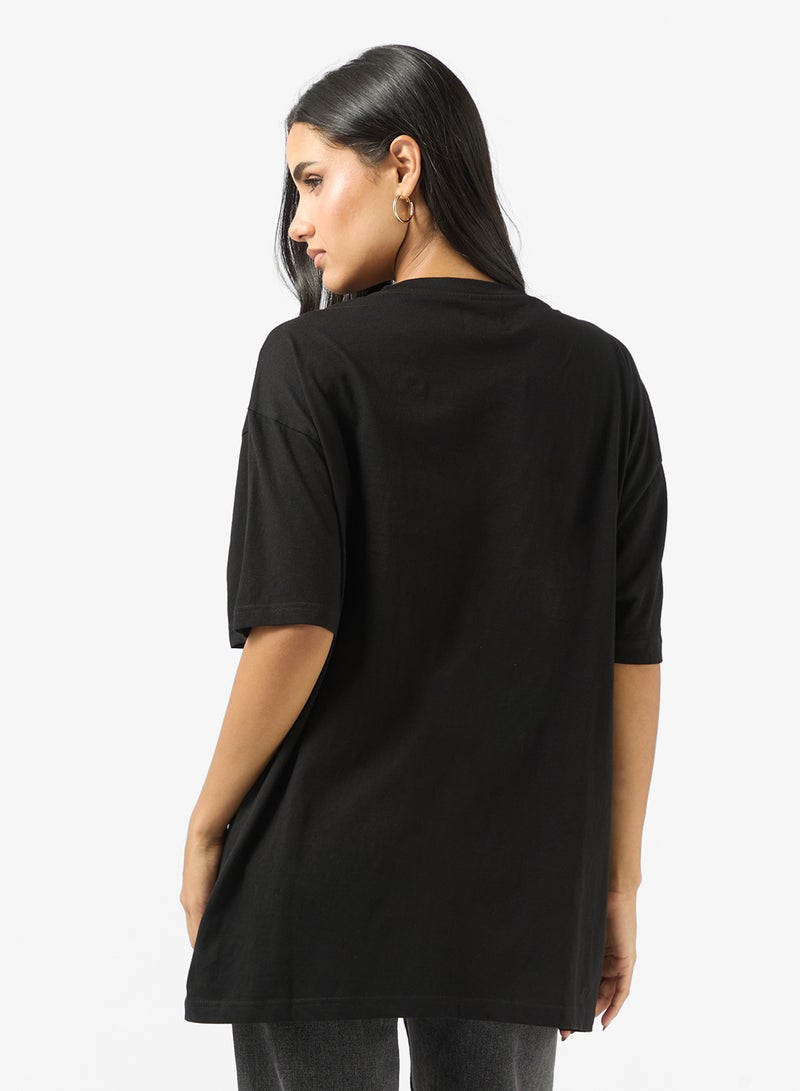 Ginger Crew Neck Slogan T-Shirt - Image 2