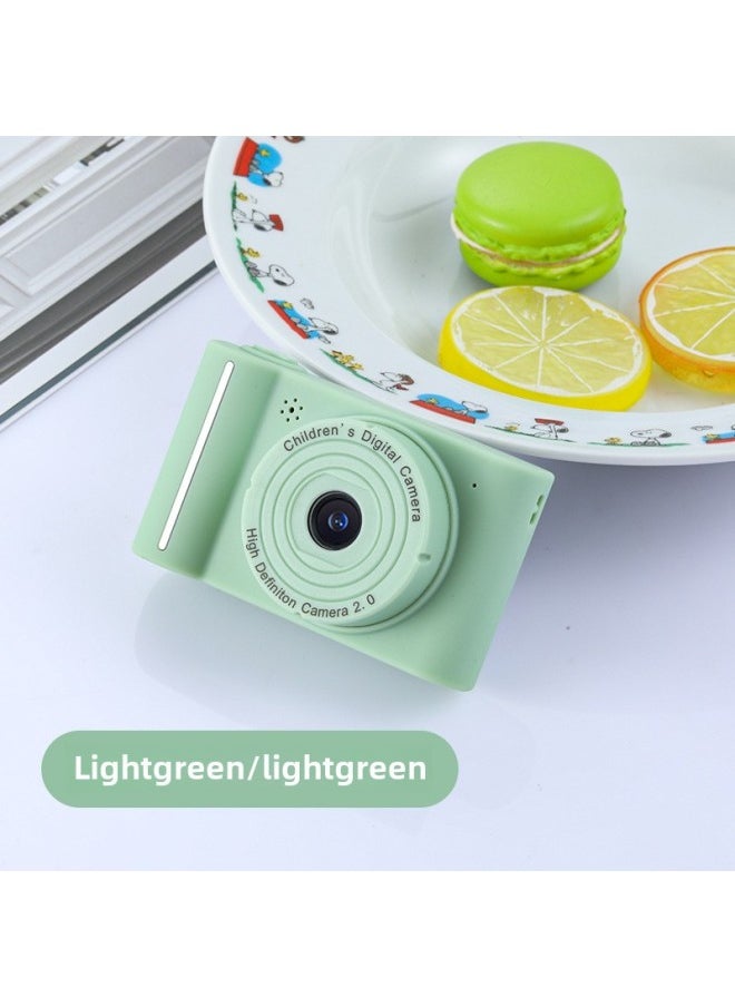 A16 HD Children's Digital Camera Photo Video SLR Fun Camera Toy Gift-Color:A16 Light Green (HD Dual Camera)  - Image 1
