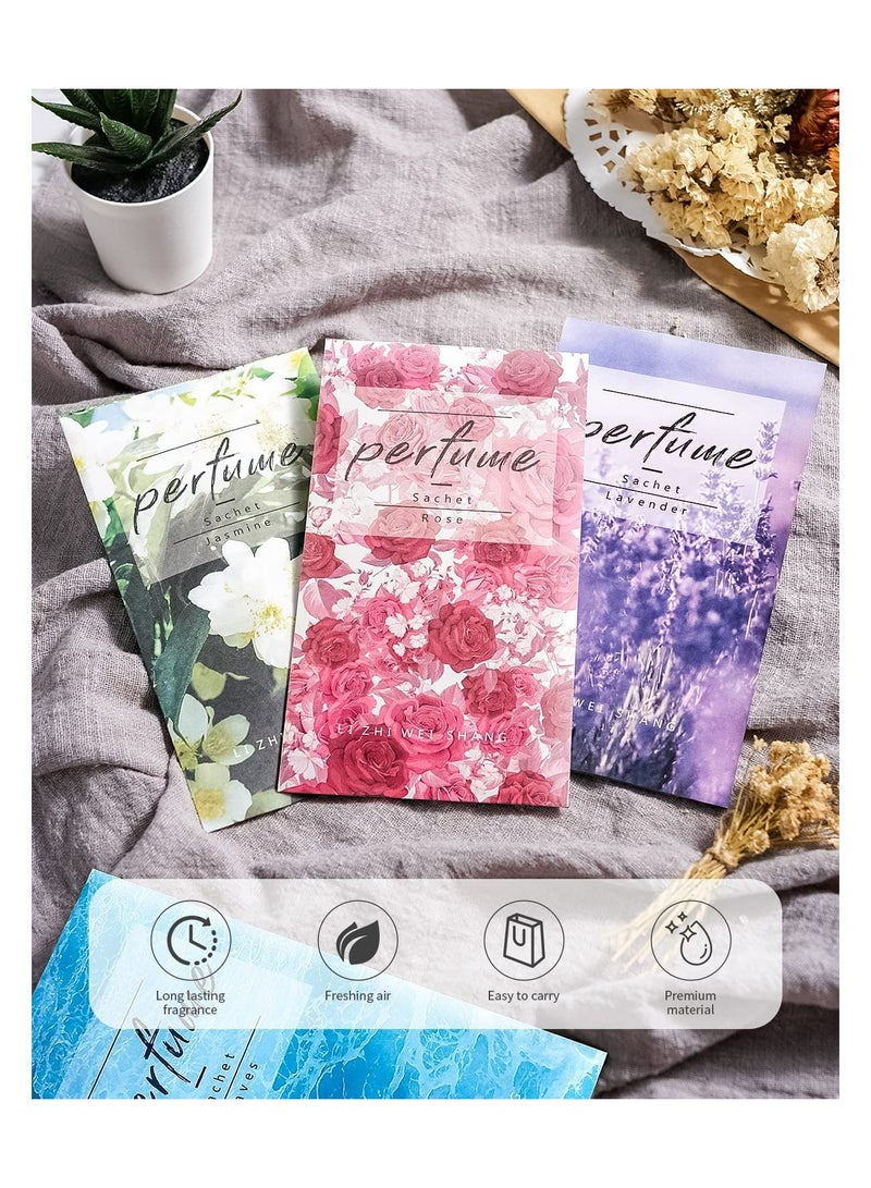 Hanging Closet Deodorizer, 16 Pcs Air Freshener Bags, Long Lasting Fruit Scent, Ideal for Closet, Locker, Car, and Bedroom, Portable Aroma Sachets for Freshness  - Image 5