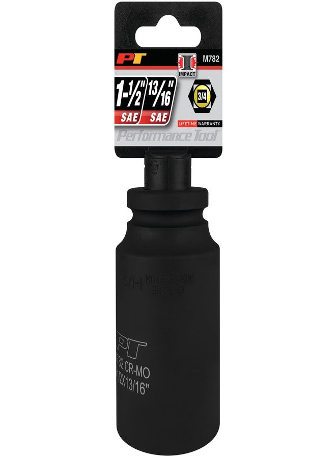 بيرفورمانس تول أداة الأداء M782 مقبس برغي مربع مقاس 3/4 بوصة 1-1/2 بوصة × 13/16 بوصة لمهام إصلاح وصيانة السيارات الشاقة - Image 3