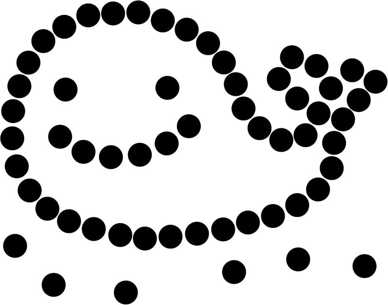 PARLAIM 1050 PCS 3/4 Inch Black Circle Stickers, 15 Sheets, 0.75" Round Color Coding Dot Sticker Labels - Image 3