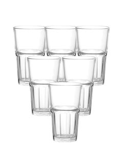 DigiVella Centra Long Drink Glass, Set Of 6, Clear, 495 Ml, P01963 ...