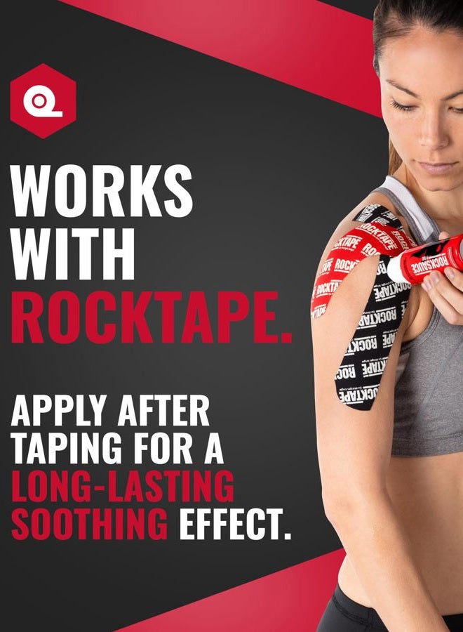 ROCKTAPE 1 RockSauce Fire Heated Roll On Pain Relief, Red, 3 ounce US - Image 4