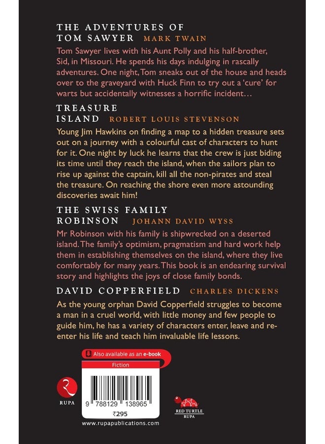 Junior Classic: The Adventures of Tom Sawyer, Treasure Island, the Swiss Family Robinson, David Copperfield - Image 2