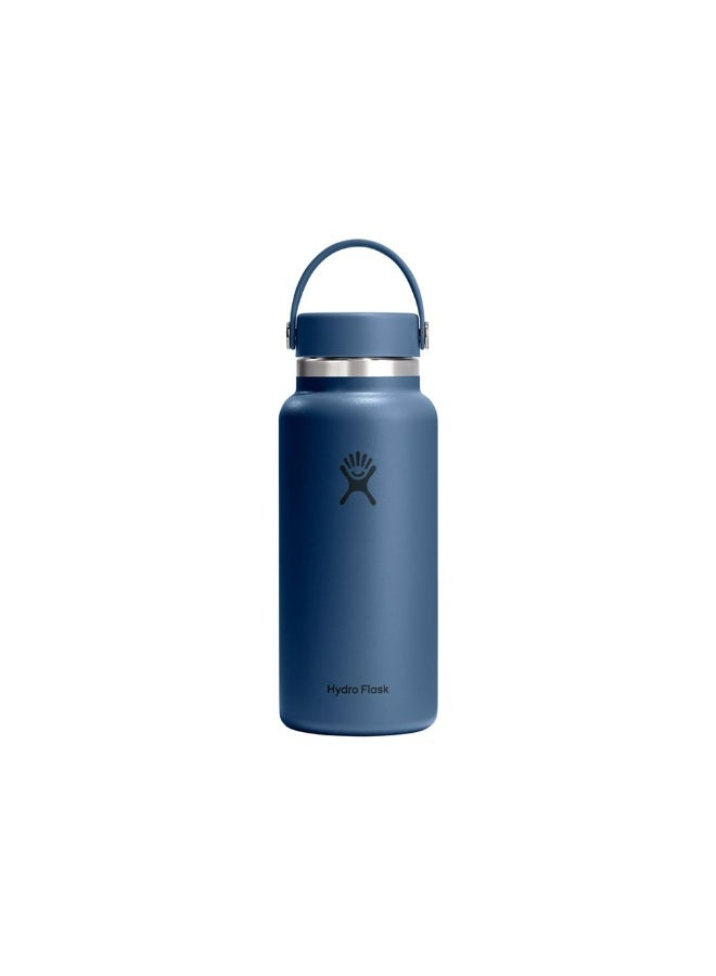 Hydro Flask Wide Mouth Insulated Bottle Harbor Blue, 950ml - Image 1