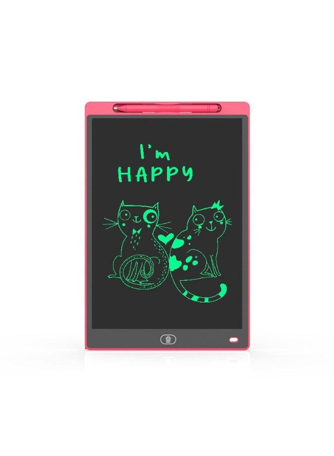 لوحة كتابة LCD مقاس 8.5 بوصة للأطفال، لوحة رسم قابلة لإعادة الاستخدام مع مسح بلمسة واحدة، لوحة كتابة ملونة، هدية تعليمية للأولاد والبنات - Image 1