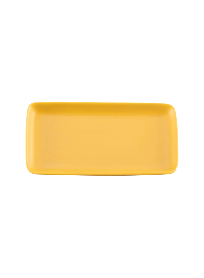 Zafferano LEVANTE Dessert Plate Ochre 130x339mm.  - PORCELLANA -