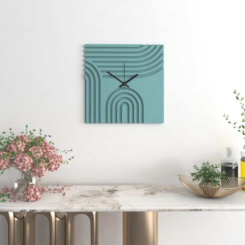 Marktna Wooden wall clock with a modern and elegant design