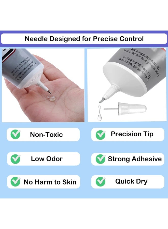 B-7000 15ML Multipurpose High Performance Industrial Glue Transparent Contact Adhesives Precision Tips for Clean Working (15ML / 0,51 oz) - Image 5