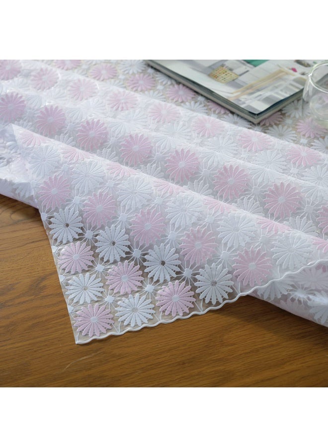 Bukela Waterproof PVC Rectangle Tablecloth 135x180cm - Wipe Clean, Durable Plastic Dining Table Cover ,Perfect for Indoor & Outdoor Use - Image 2
