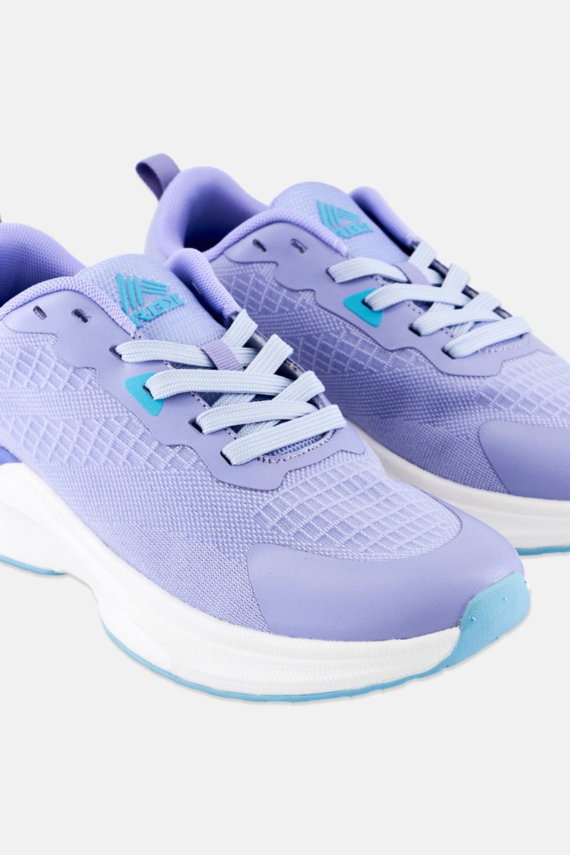 RBX Women Lace Up Running Shoes, Purple - Image 3