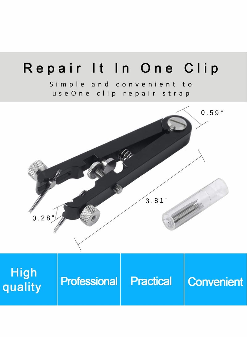 Watch Repair Kit - Spring Bar Plier Set with 10 Durable Tips & Tweezers for Easy Strap Removal - Image 2