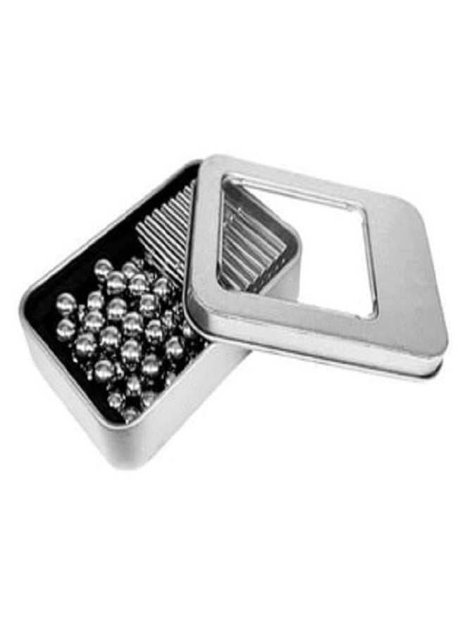 63 pcs Magnet Toy Magnetic Sticks & Balls Building Blocks Super Strong Magnet Kid's / Adults' Boys' Girls' Toy Gift - Image 3