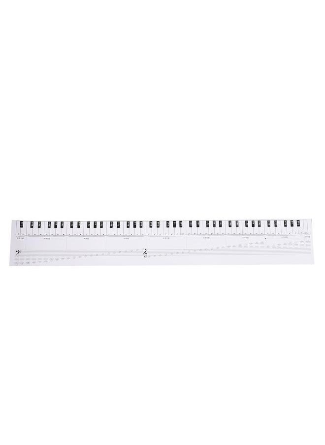 Thoraya 88 Key Piano Keyboard Exercise Note Chart Fingering Practice Label Music Notation Guide Chart for Beginners and Students  - Image 4