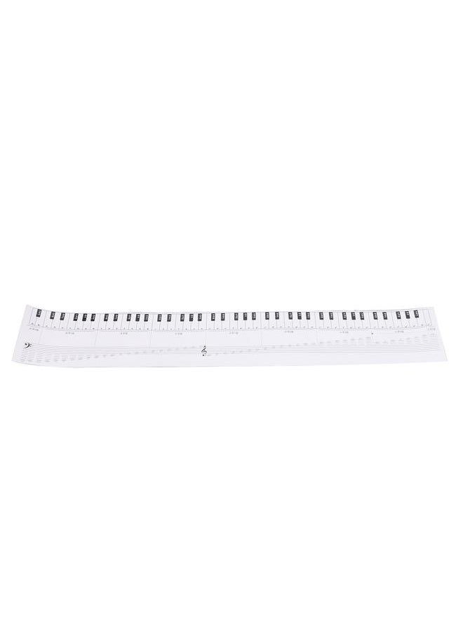 Thoraya 88 Key Piano Keyboard Exercise Note Chart Fingering Practice Label Music Notation Guide Chart for Beginners and Students  - Image 3