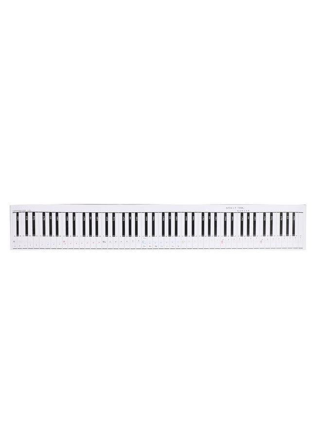 Thoraya 88 Key Piano Keyboard Exercise Note Chart Fingering Practice Label Music Notation Guide Chart for Beginners and Students  - Image 1