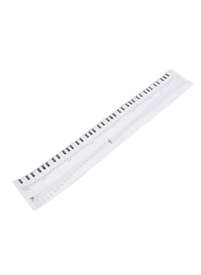Thoraya 88 Key Piano Keyboard Exercise Note Chart Fingering Practice Label Music Notation Guide Chart for Beginners and Students  - Image 2