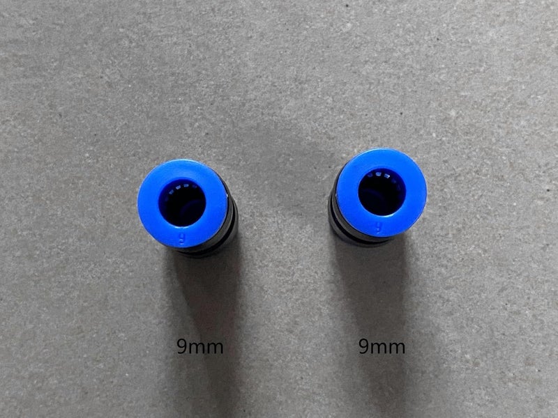 ROZESAZZ zjxed 9mm OD x 9mm OD Pneumatic quick Connector Push to Connect fittings Straight pneumatic push to connect fitting (Pack of 5) - Image 2