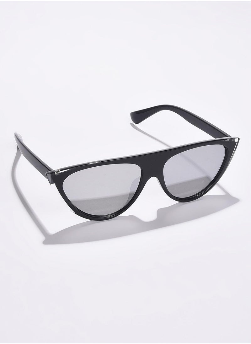 Haute Sauce Black Lens Black Cateye Sunglasses  - Image 1