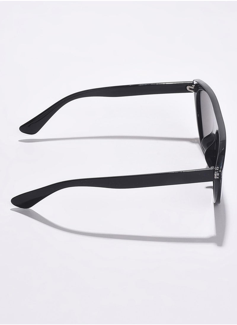 Haute Sauce Black Lens Black Cateye Sunglasses  - Image 5