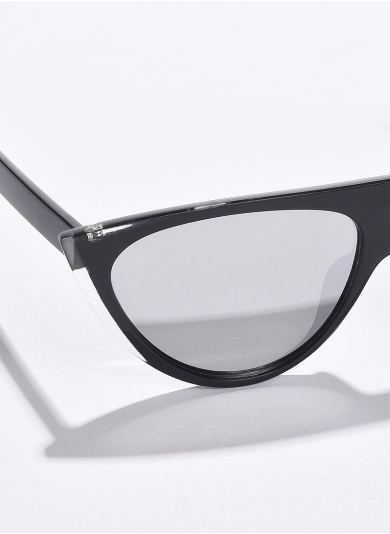 Haute Sauce Black Lens Black Cateye Sunglasses  - Image 2