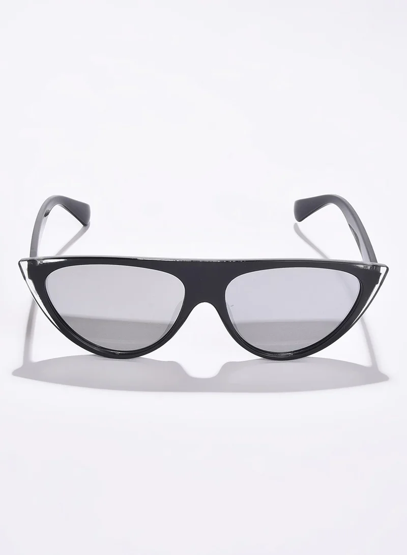 Haute Sauce Black Lens Black Cateye Sunglasses