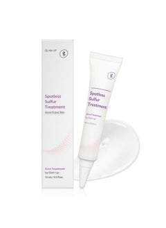 Glam Up Spotless 10% Sulfur Treatment Spot Serum For Fast Healing Pimples, Blemishes And Acne Breakouts, Overnight Acne Soothing15Ml, 0.5 Fl. Oz. [Made In The Us]  - Image 1