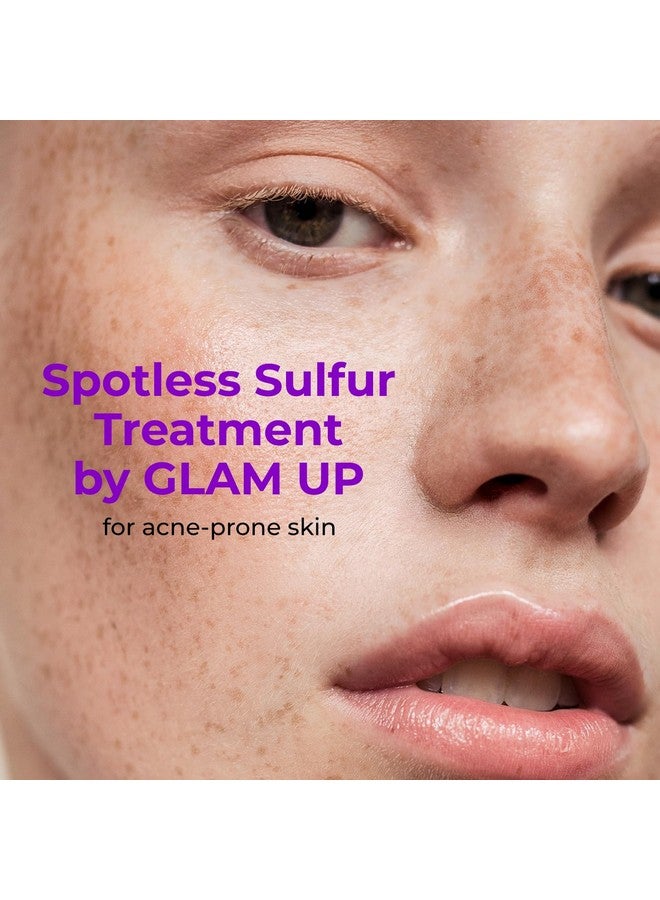 Glam Up Spotless 10% Sulfur Treatment Spot Serum For Fast Healing Pimples, Blemishes And Acne Breakouts, Overnight Acne Soothing15Ml, 0.5 Fl. Oz. [Made In The Us] - Image 2