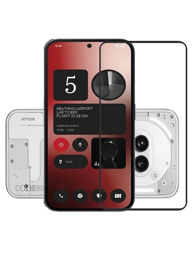 DUSALA Screen Protector for Nothing Phone 2A Tempered Glass Screen Protector Anti Fingerprint Scratch Resistance Glass for Nothing Phone 2A - Image 4