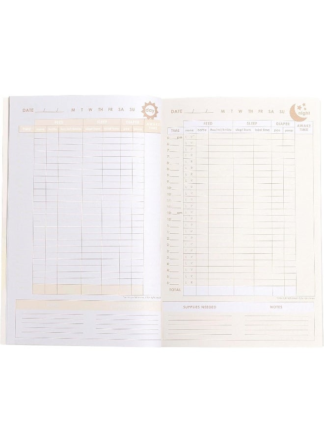 pearhead Pearhead Baby Daily Log Book, Fill in Pages, Track Your Newborn Baby’s Schedule, Daily Tracker for New Parents, Keepsakes for New Moms  - Image 4