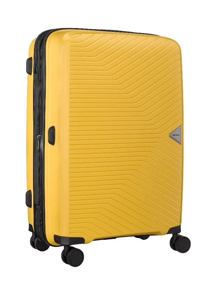 فيجنر UltraLite Hardside Medium Expandable 67cm Check-In Luggage Yellow - 612374