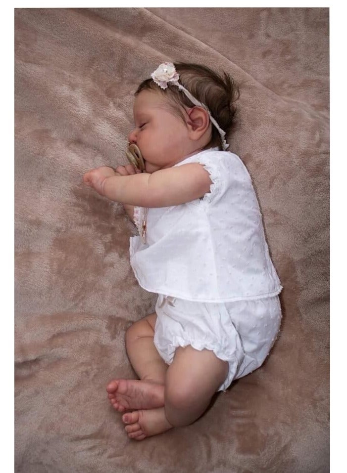 CUNUUDOOL 49cm Realistic Doll, Handcrafted With Exquisite Painting, Featuring 3d Skin Texture And Realistic Details. This High-Quality Realistic Doll Is Suitable For Both Children's Toys And Adult Collectors. - Image 5