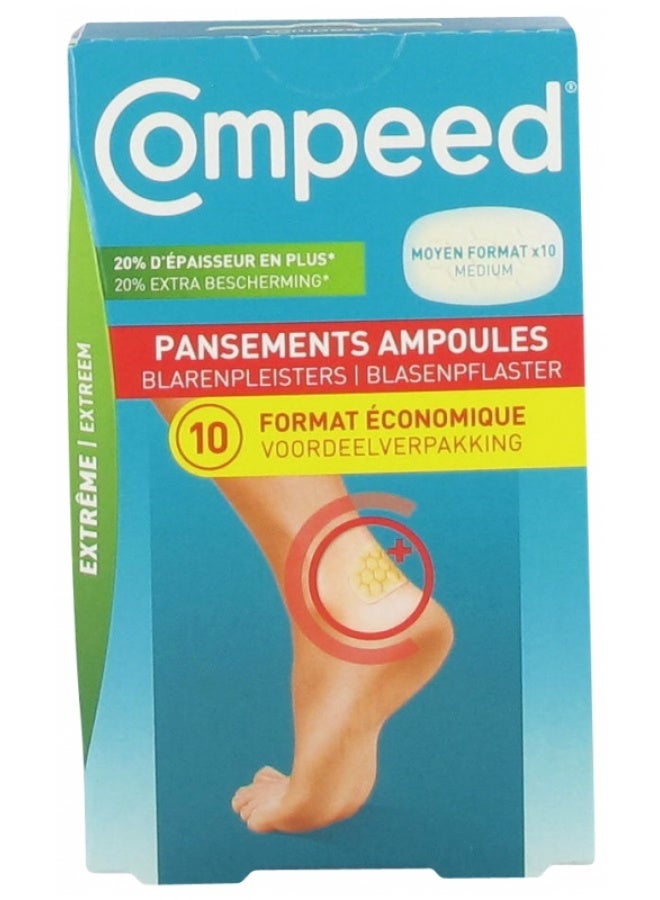 Blisters Plasters Medium Size Extreme 10 Plasters