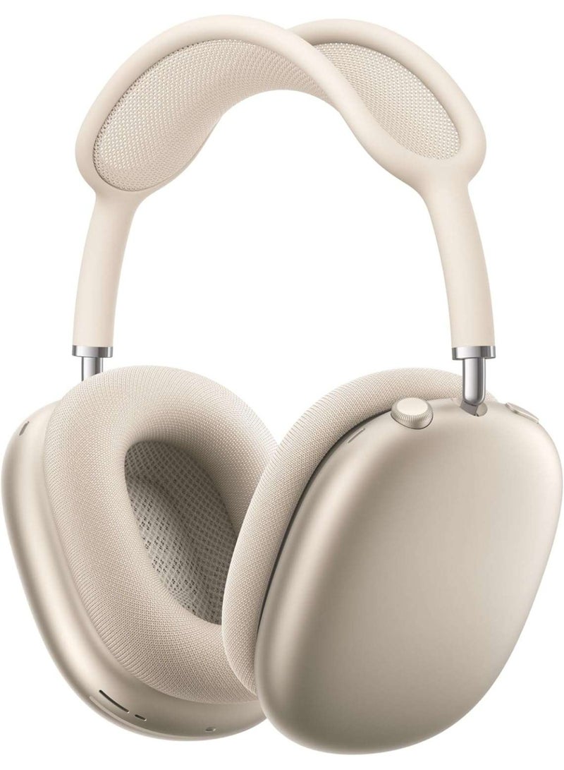 appel MWW53 AirPods Max Type-C Wireless Headphones, Pro-Level Active Noise Cancellation, Transparency Mode, Personalized Spatial Audio, USB-C Charging, Starlightx Starlight - Image 2