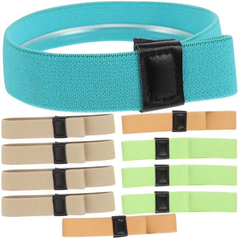 OSALADI 10pcs Lunch Box Elastic Band Outdoor Bento Lunchbox Strap Stretchable Lunch Container Fixing Loop Belt for 3543cm Home School Office Random Color I341816U245 12X22X03CM