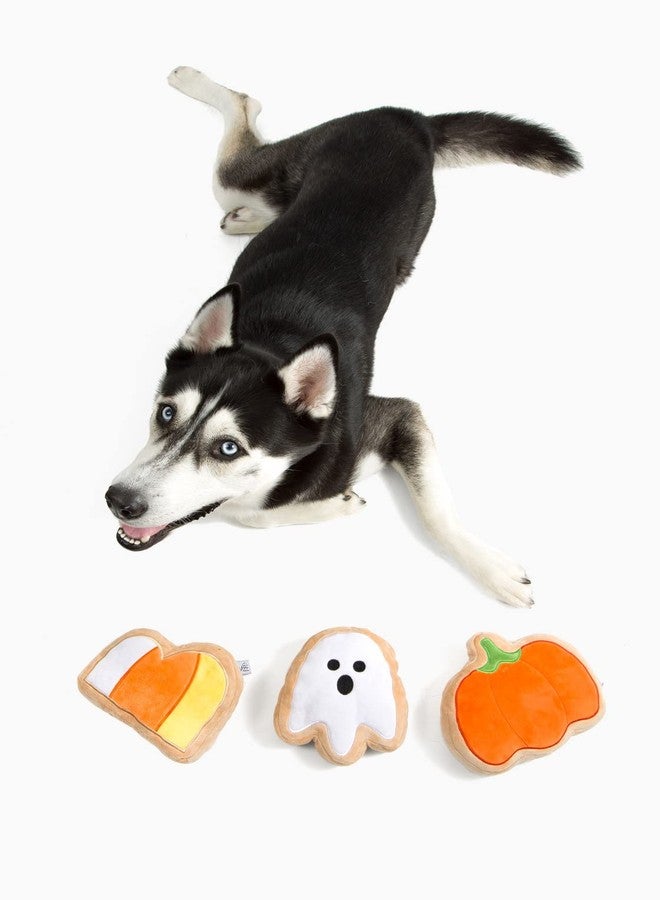 Midlee Boo Sugar Cookie Halloween Plush Dog Toys (Small) - Image 2