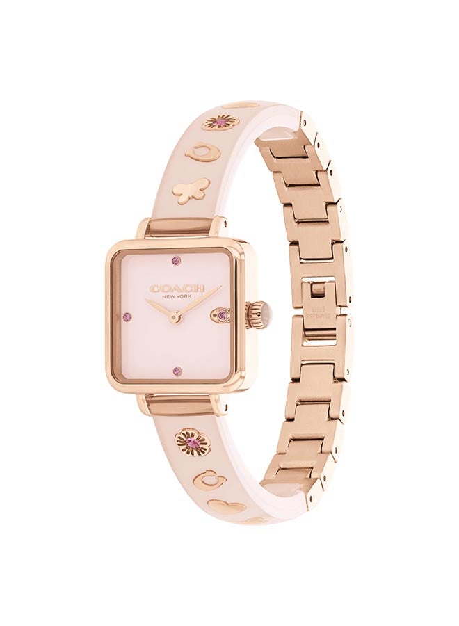 COACH Women's Analog Square Shape Alloy Wrist Watch 14504309 - 22 Mm - Image 2