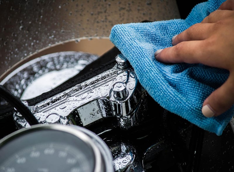 TurtleWax منشفة ميكروفايبر تيرتل واكس للتنظيف والتلميع 40 سم × 40 سم، 400 جرام لكل متر مربع - Image 2