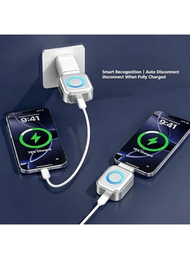 Smart USB C Auto Power-Off Fast Charging Adapter | Intelligent Charging Protector with Full Charge Auto Cut-Off | Safe Overnight Charger for iPhone, Samsung & Type-C Devices - Image 3