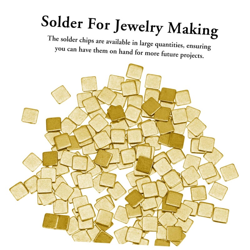 Gold Plated Jewelry Soldering Chips Kit For Making And Repair - Image 5