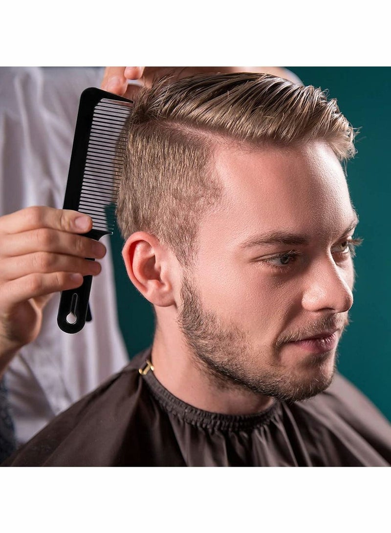 Y&D Barber Comb 6 Pack Barberology 9 Inch Clipper Combs Flat Top Blending Heat Resistant Hair Cutting - Image 2