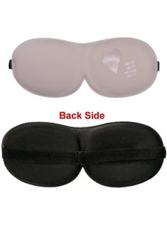 Generic 3D Sleep Mask, Blackout Eye Cover Eye Mask Eyeshade, Comfortable & Soft Blinder, Adjustable Strap for Sleeping, Travel, Shift Work, Naps, Night Blindfold  - Image 2