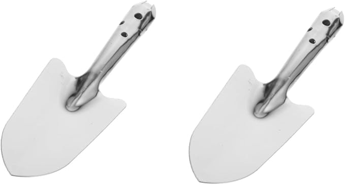 2 Pack Stainless Steel Soil Sampler Shovel Mini Hand Gardening Tool Portable Digging Shovel For Planting - Image 1