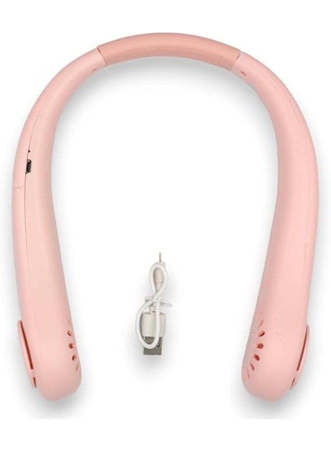 Earss Portable Neck Fan – Bladeless Wearable Personal Fan with 3 Speeds, Rechargeable Battery, Up to 6H Runtime – Hands-Free Headphone-Style Cooling Fan for Travel, Hiking, Office & Outdoor Use - Image 3