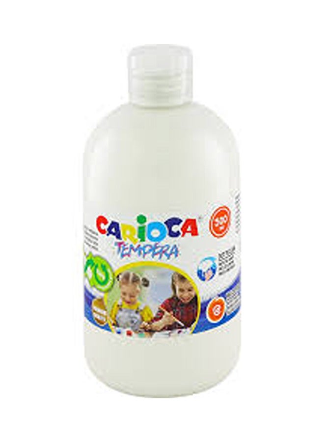 carioca Tempera Bottle Pastel Color White