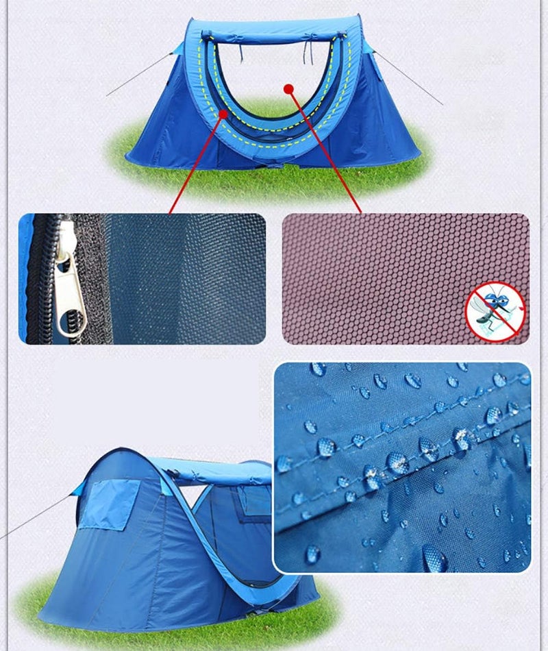 UzGgg Automatic Quick-Opening 2 Person Pop-Up Tent for Beach and Camping - Image 5