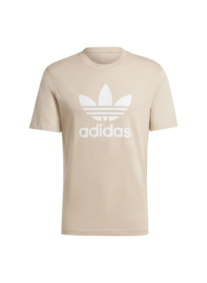 اديداس adidas TREFOIL T-SHIRT Beige Originals Men T-SHIRTS