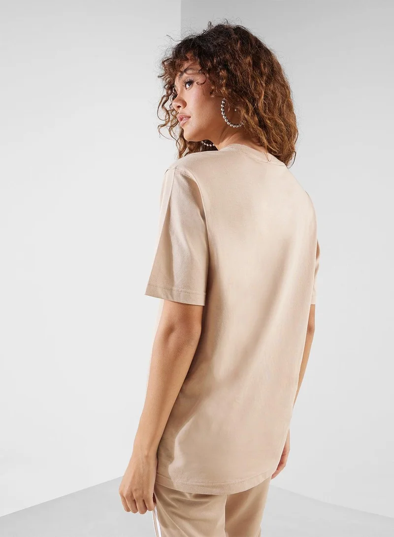 Adidas TREFOIL T-SHIRT Beige Originals Men T-SHIRTS